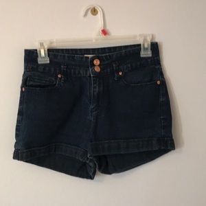Dark wash Jean Shorts